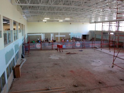Renovierung DHPS-Turnhalle - Renovations DHPS gym